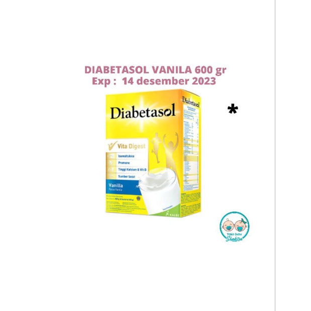 

Diabetasol vanila 600gr