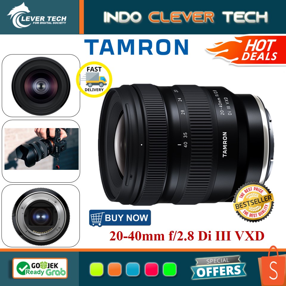 Tamron 20-40mm f/2.8 Di III VXD For Sony E-Mount Lensa Kamera