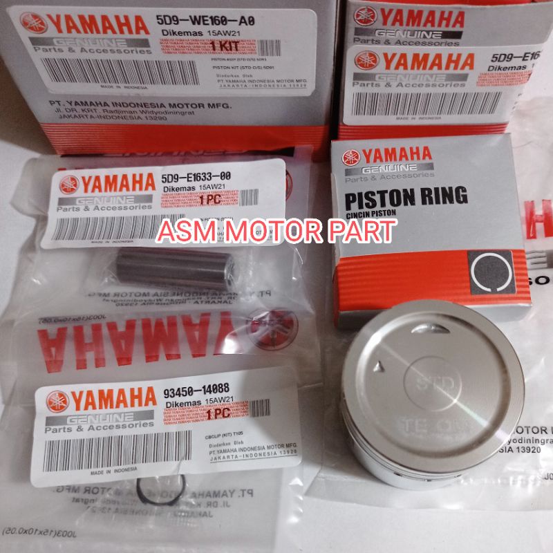 PISTON KIT VEGA ZR JUPITER Z NEW STANDAR 5D9 SEHER VEGA ZR JUPITER Z NEW STANDAR