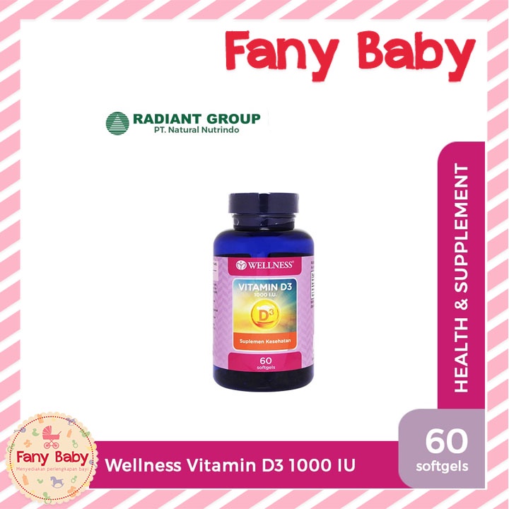 WELLNESS VITAMIN D3-1000 IU