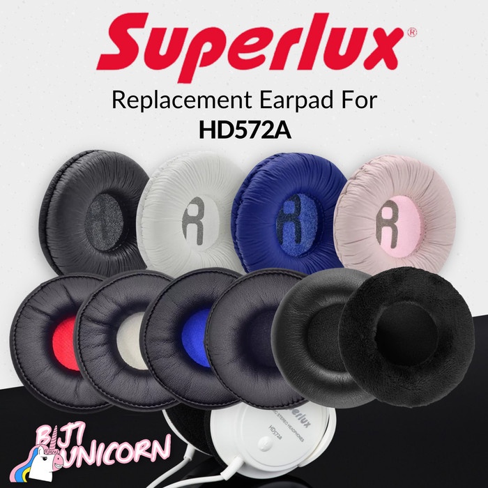 Earpad Earcup Ear Cushion Superlux HD572A HD 572 A Foam Busa Bantalan