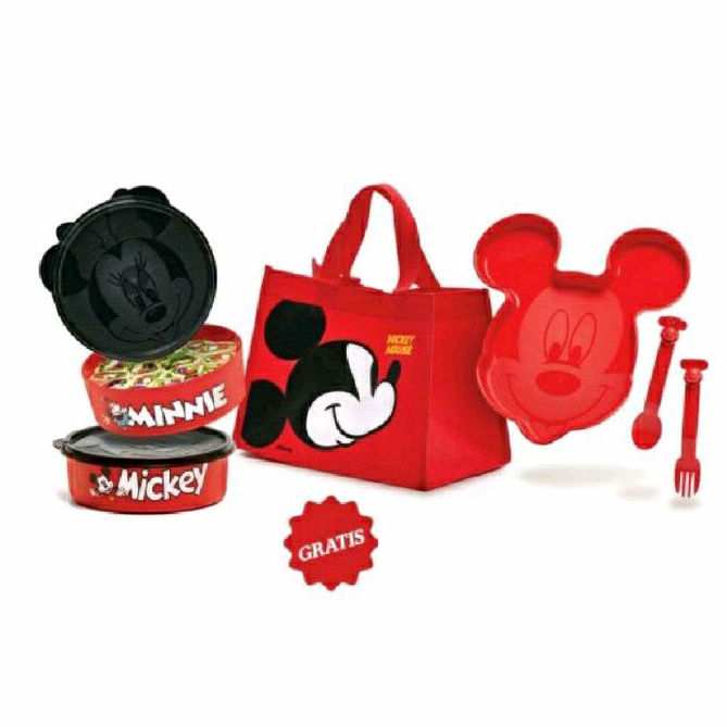 

Tupperware Mickey Minnie Meal Set Lunch Set Bekal