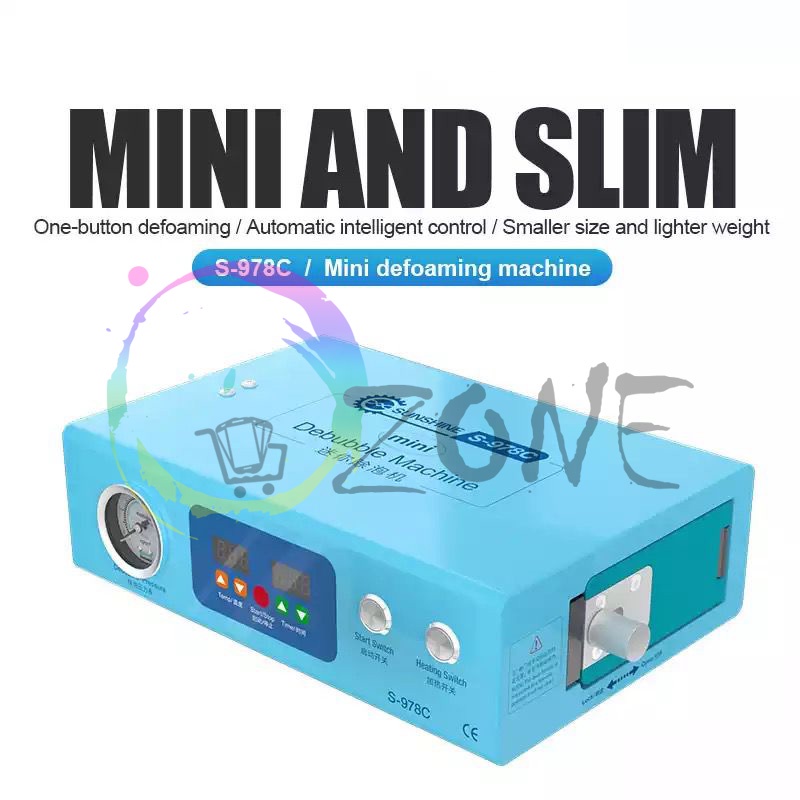 DEBUBBLE MACHINE - MESIN BUBBLE REMOVER LCD SUNSHINE S-978C 7INCH