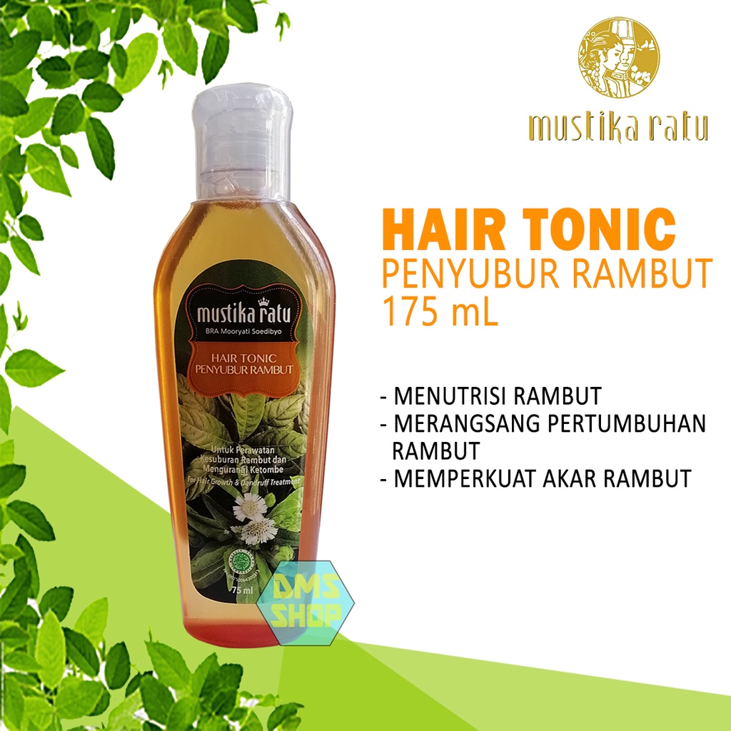 Mustika Ratu Hair Tonic Ramuan Penyubur Rambut 75 Dan 175 ml