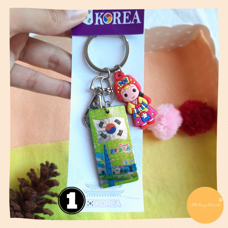 Jual Korean KeyChain/ Gantungan Kunci Korea/ OlehOleh Souvenir Korea