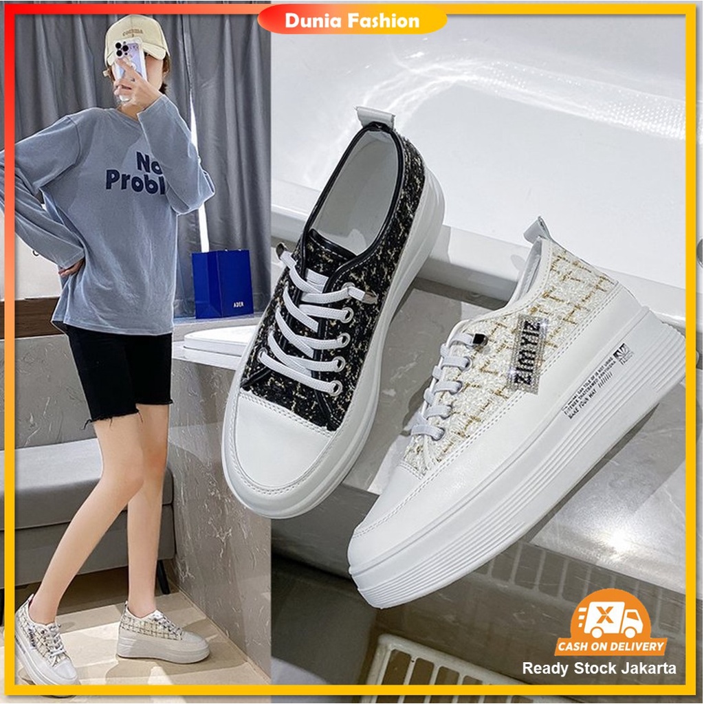 [DUNIA FASHION] Sepatu Wanita Sneakers Wanita Import Premium Quality DF 614