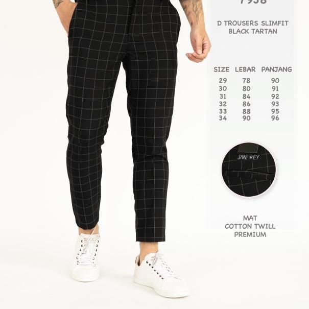 Celana Panjang Pria / Celana Kotak Kotak