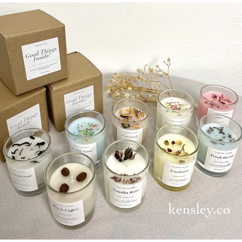 KENSLEY Lilin Aromaterapi CUSTOM - Scented Candle Premium