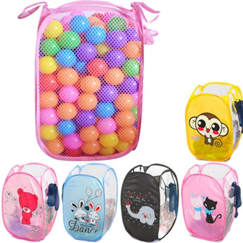 Keranjang Lipat Sergabuna Keranjang Pakaian Mainan Boneka