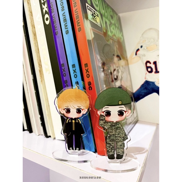[PELUNASAN] EXO- LMR & Chanyeol Military Acrylic Series