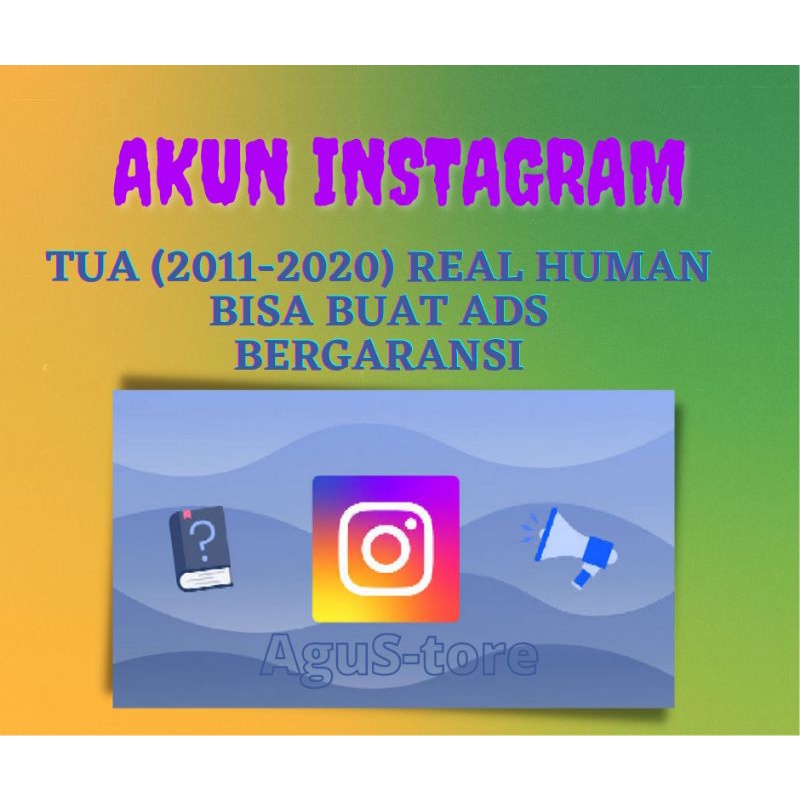 Akun IG Tua (2011-2020) Follow 1000+ Real Human Cocok Buat Ads