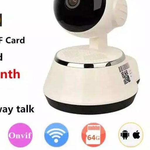 CCTV CANGGIH IP Camera Mini Wifi V380 Webcam ROTASI 360 °
