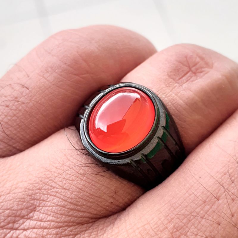 CINCIN BATU CEMPAKA MINIMALIS ASLI NATURAL STONE
