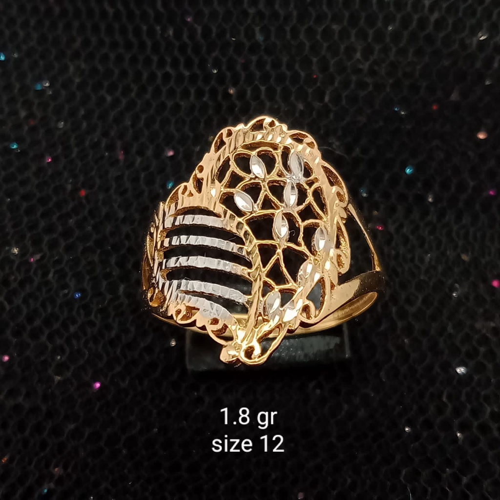 Cincin emas 17K - 1.8 gr kadar 750 - 3943