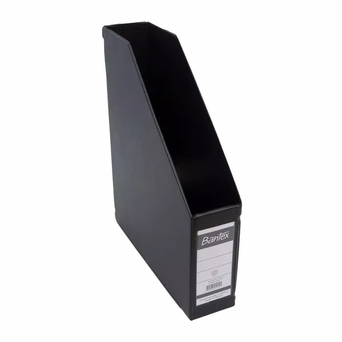 

Bantex Magazine File (Box File) A4 7cm Black #4010 10- SHAGB