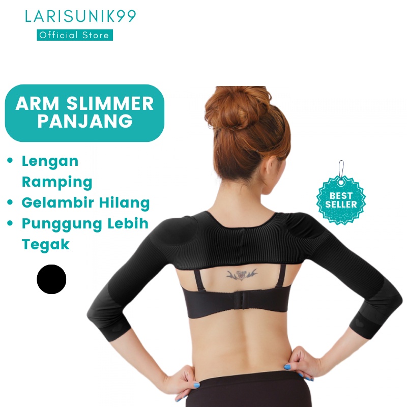 Korset Pelangsing Terapi Penegak Bahu punggung bungkuk Pengecil Lengan Arm back posture corrector