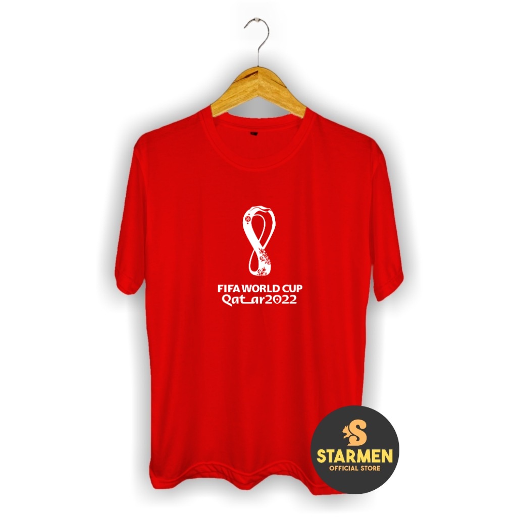 Kaos Distro Pria T-Shirt Motif Kata Kata FIFA WORLD CUP QTAR 2022 MID