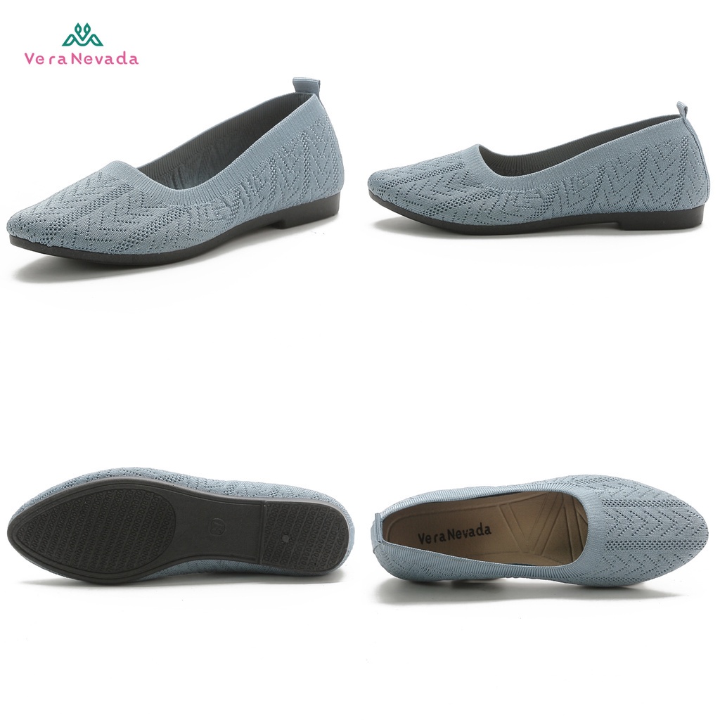 Ivony Seivona - A06 Vera Nevada Sepatu Flat Slip On Wanita Shoes