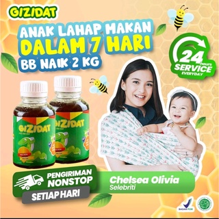 

GIZIDAT - Madu Ikan Sidat Vitamin Suplemen Penambah Nafsu Makan & Berat Badan Bayi / Anak Asli Original Bahan Alami BPOM & Halal