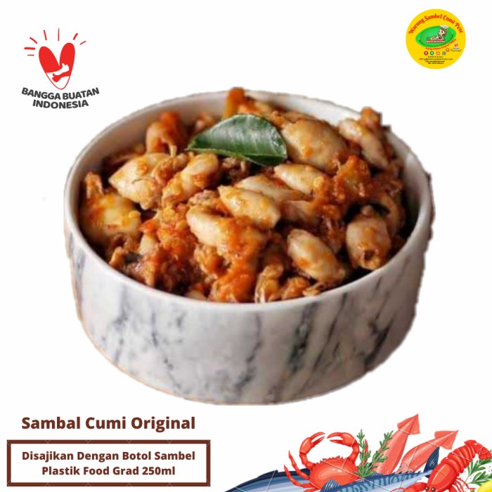 

NEW sambel cumi / cumi baby / paket bundle sambel cumi original