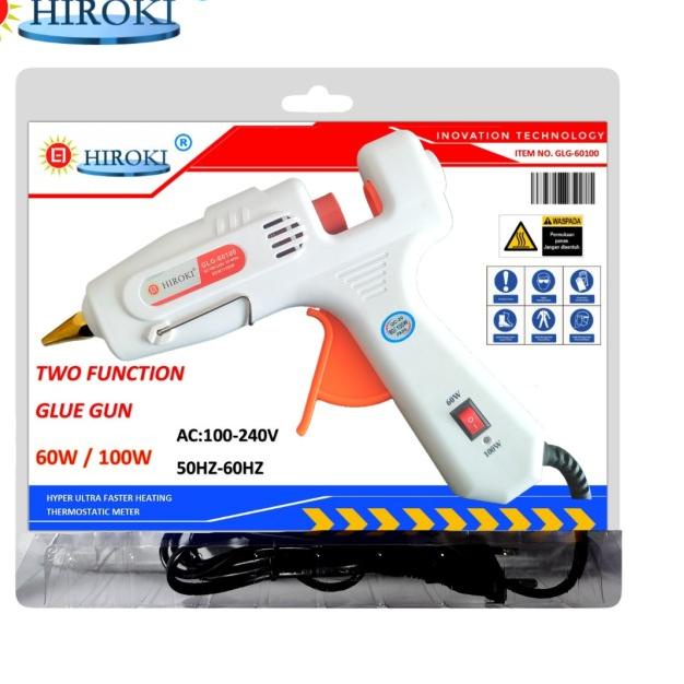 

HIROKI Glue Gun Pistol Tembak Lem Stik Stick Fast Heater 60-100 W