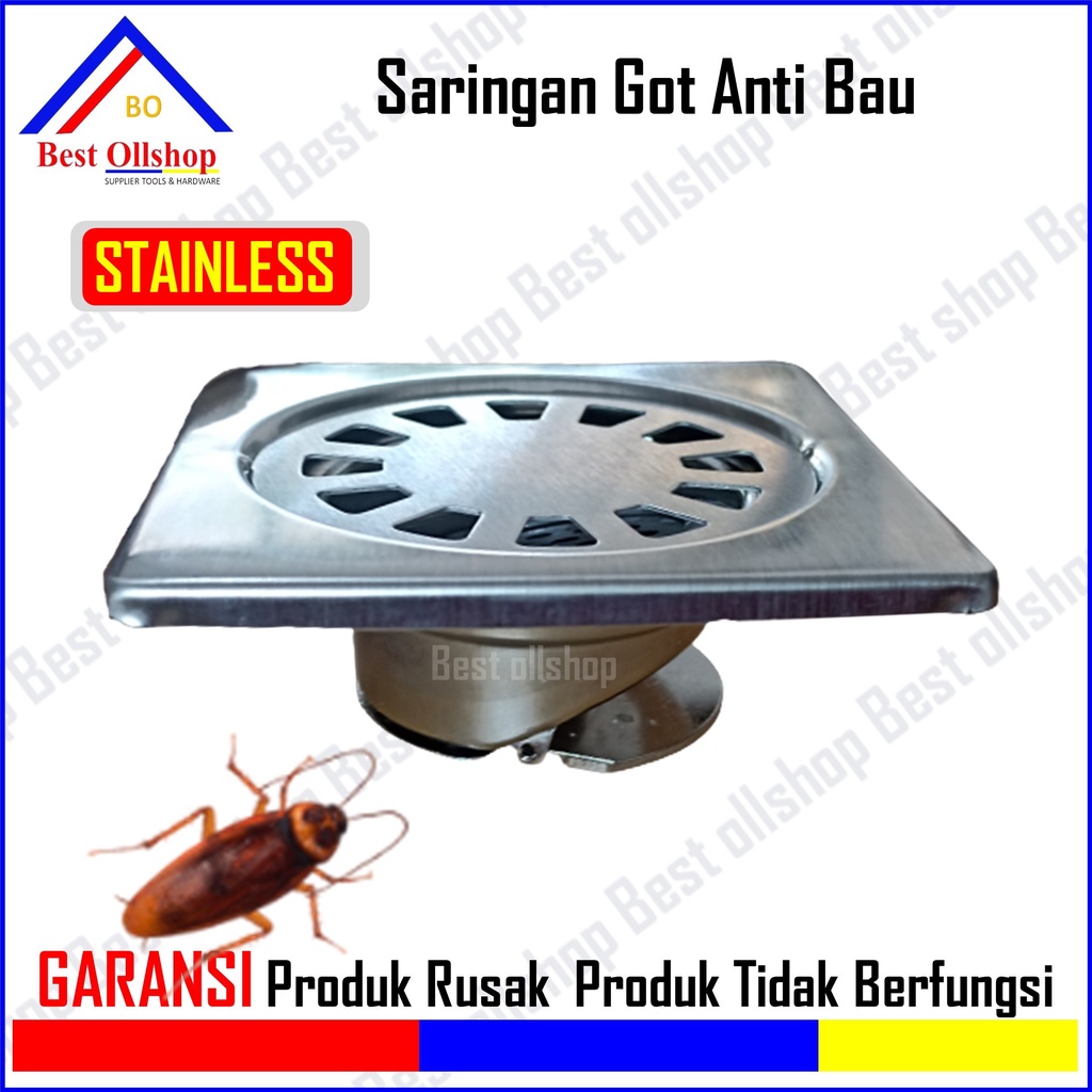 Saringan got stainless jumbo / Saringan got anti bau anti kecoa