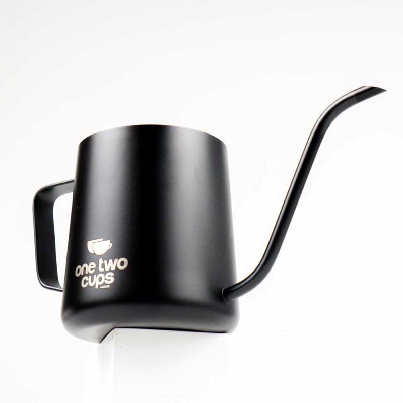 TEKO PITCHER LEHER ANGSA HITAM PREMIUM STAINLESS STEEL 350 ML