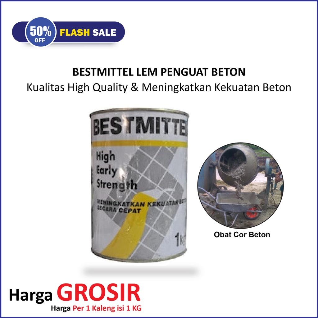 BESTMITEL OBAT COR PENGERAS BETON  BESMITEL BESTMITEL LEM CAIRAN PENGERAS BETON SEMEN TEMBOK PENGERA