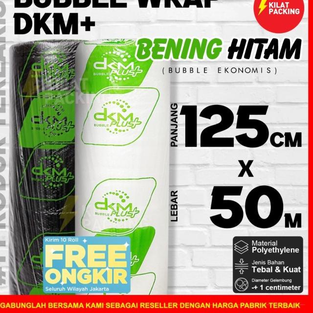 

PLASTIK BUBBLE WRAP EKONOMIS | BUBBLE WRAP DKM+ 125CM X 50M /ROLL - BENING EKONOMIS