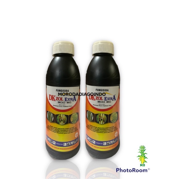 Fungisida DK zol extra 300 ec kemasan 250 ml Bahan aktif Difenokonasol 150 g/l Propikonazol 150 g/l