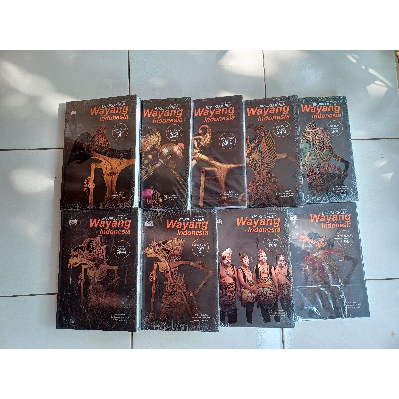 Buku Ensiklopedi Wayang Indonesia 1 Set 9 Buku