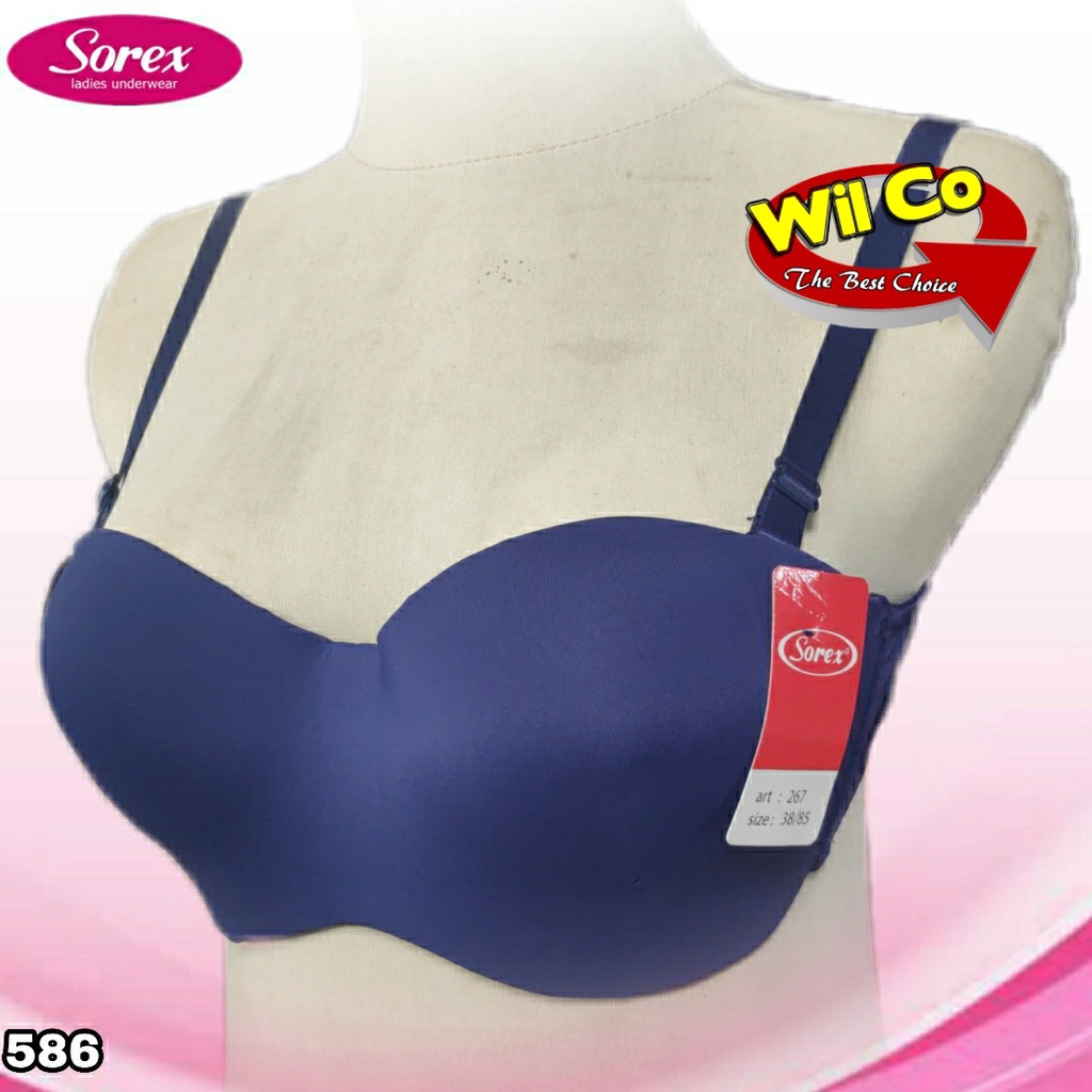 K586 - BRA WANITA SOREX SEAMLESS TANPA JAHITAN BUSA TIPIS ADA KAWAT SIZE 34 - 40