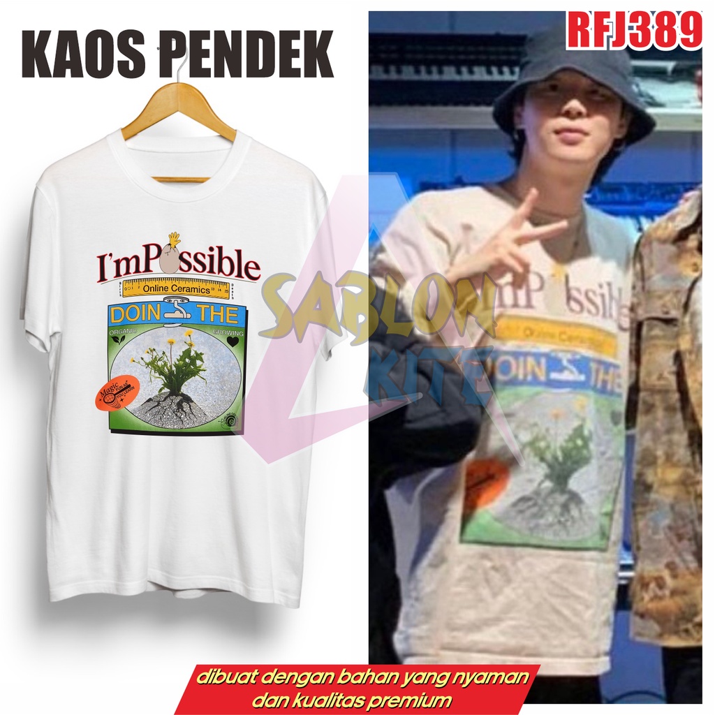 MURAH!!! KAOS AJA JIMIN I AM POSSIBLE RFJ389