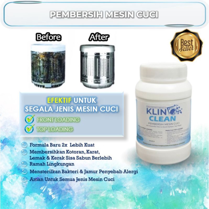 pembersih mesin cuci anti bakteri &amp; kuman 500gr