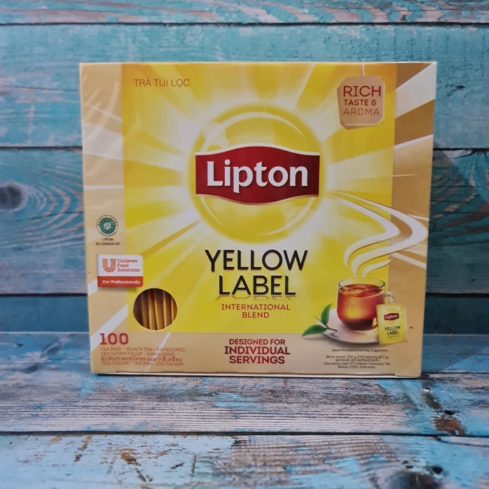 

LIPTON YELLOW LABEL TEA BAG ENVELOPE 100 PCS