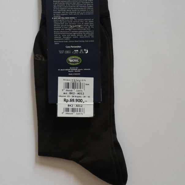 Kaos Kaki Mundo Biosil Busines Anti Bacteria