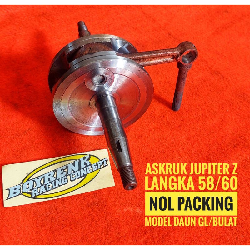 ASKRUK JUPITER Z LANGKAH 58|60 NOL PACKING MODEL DAUN STD| MODEL DAUN GL|MODEL KAPAK FRIZ-BOYRENK RACING