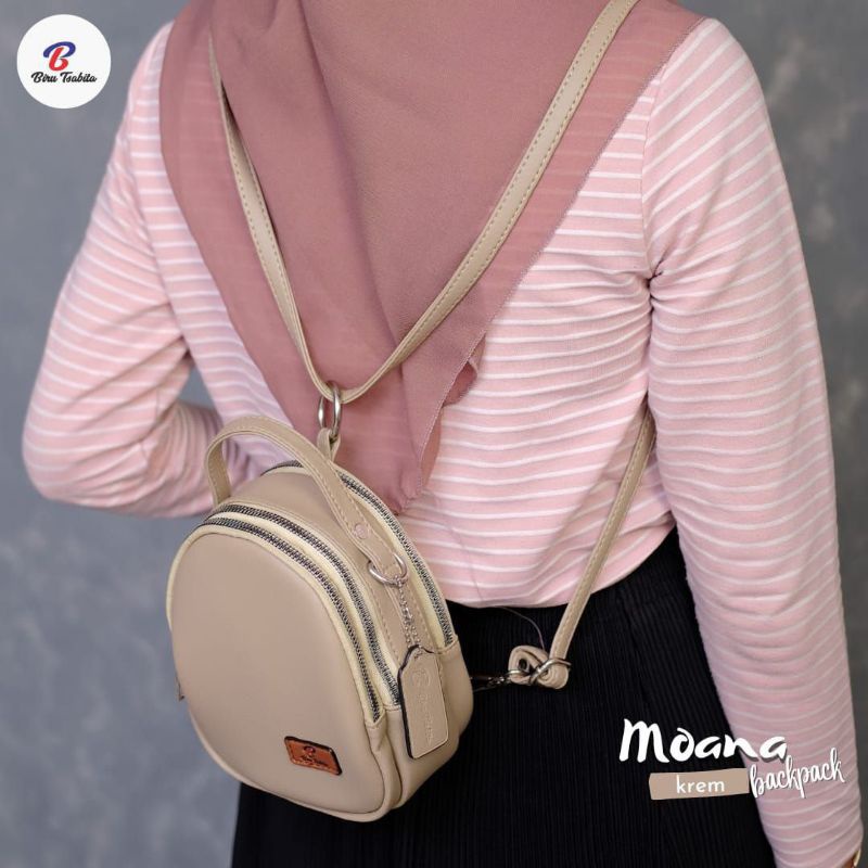 Biru Tsabita Moana 3in1 Tas Multifungsi Kulit Sintetis