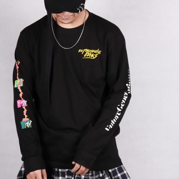 KREMLIN Long sleeve kaos lengan panjang - Geeks - Black - M