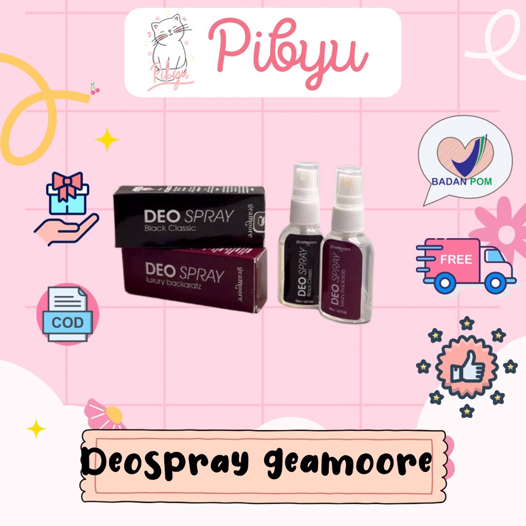 Jual Geamoore Deo Spray 30 ml Shopee Indonesia