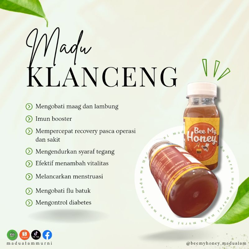 

PROMO! Madu Klanceng murni