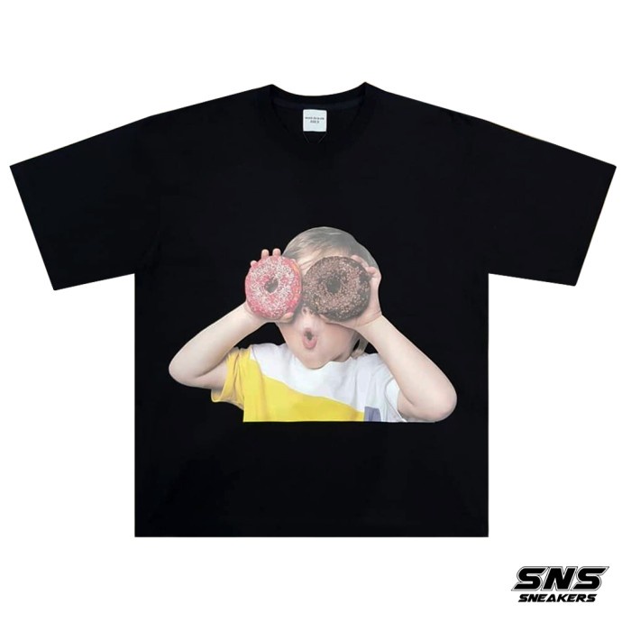 ADLV Donut Girl Yellow Boy 1 black Tee BNWT 100% Original