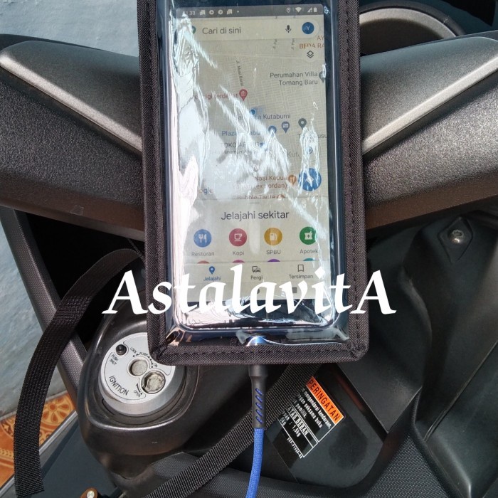 Holder Hp Motor/Tas Hp Motor/Tempat Hp Gojek,Grab Waterproof