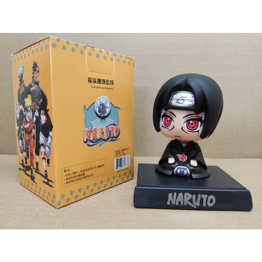 Pajangan Dashboard Mobil Figure Naruto Kakashi Anime Bobble head Kepala Goyang