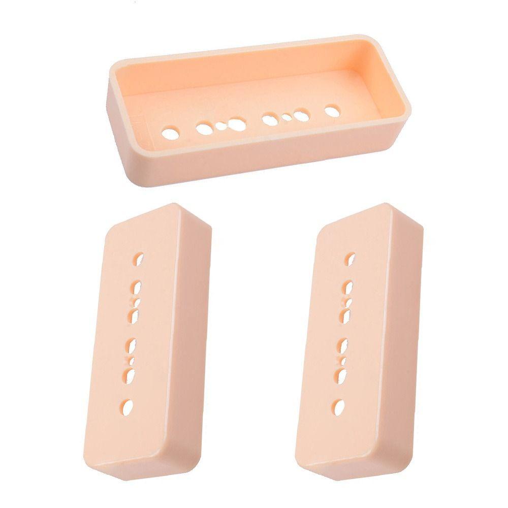 Top 3pcs Soapbar Pickup Cover Untuk LP Gitar 50mm 52mm Jarak Tiang Bagian Gitar Elektrik