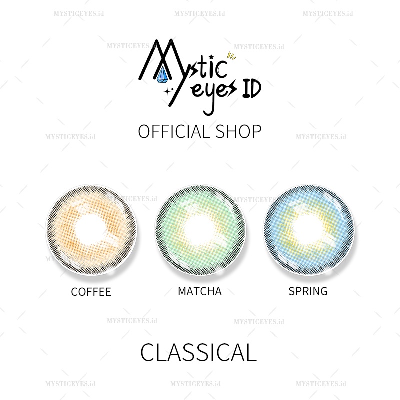 [✅COD] MYSTICEYES SOFTLENS CLASSICAL LENSA KONTAK NORMAL 14.0 MM