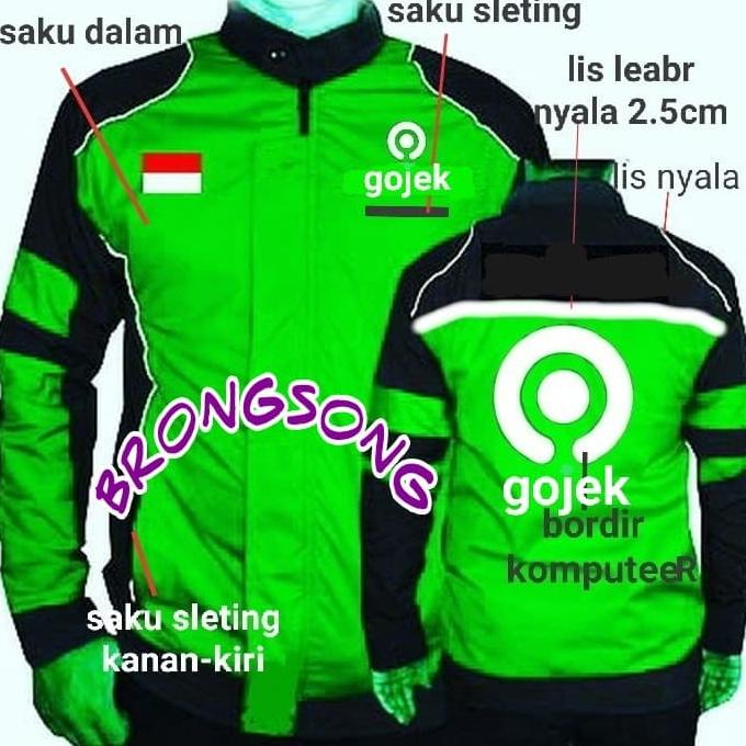 jaket gojek logo baru