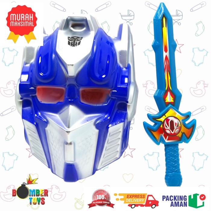 TOPENG MAINAN ANAK LAKI HERO ACTION FIGURE MURAH Transformer Mask