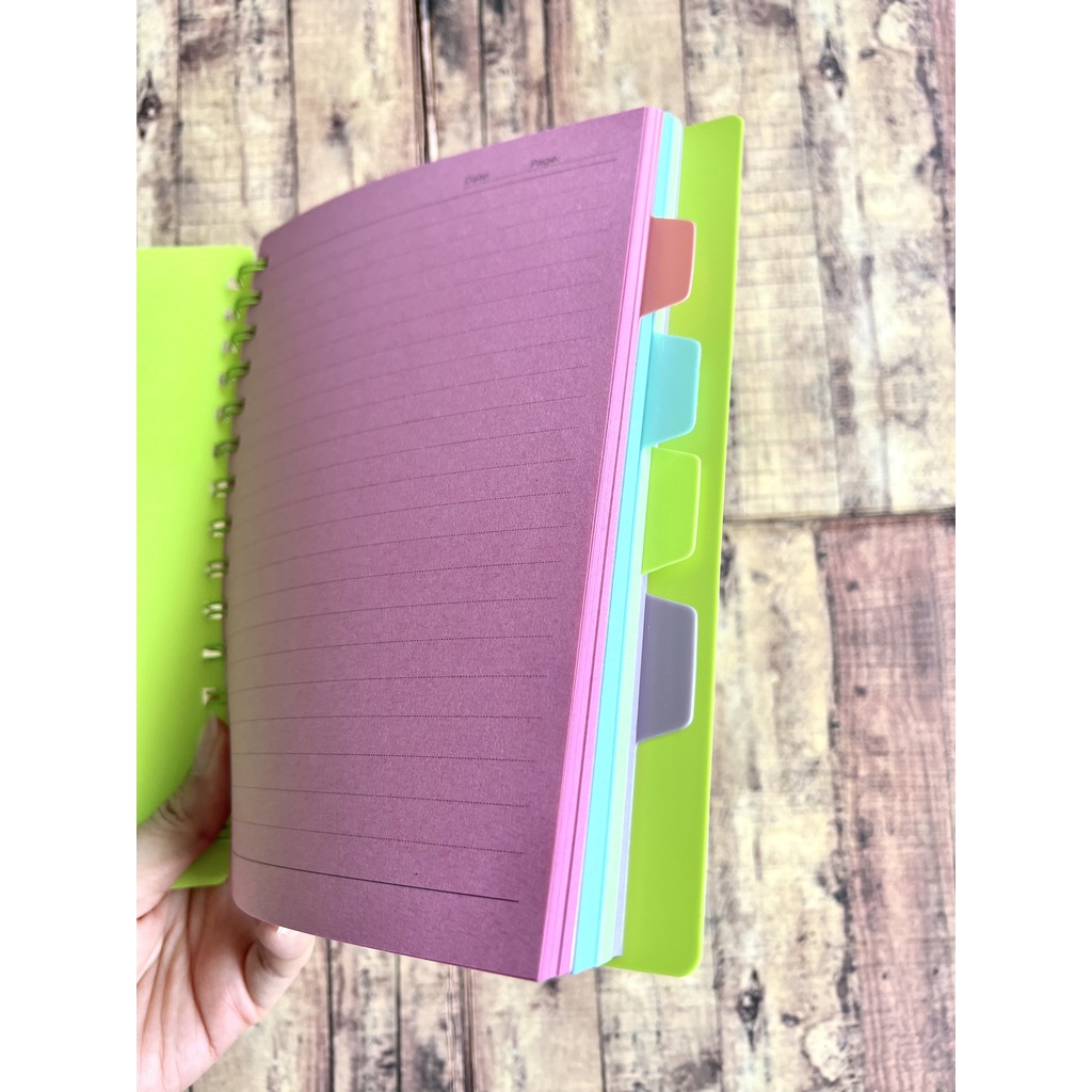 Notepad - Notebook Spiral 4 Warna A5 B10108 B5 Wengu B10107 Pastel - Buku Spiral Kancing A5 B5 Fancy