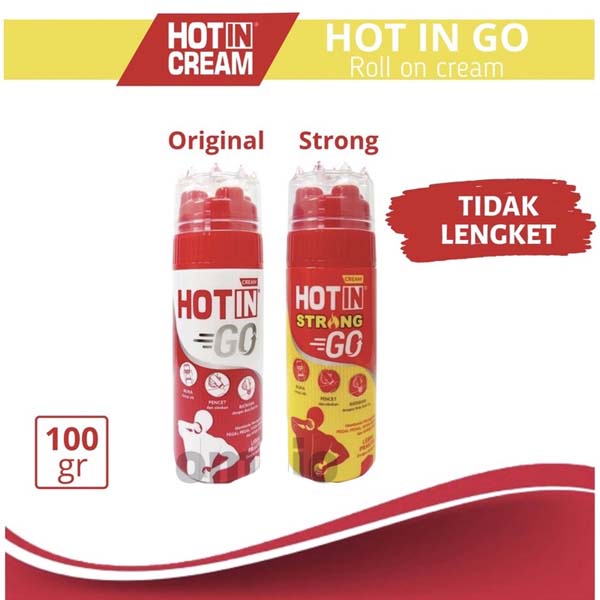 [DENGAN ROLL ON + ALAT PIJITAN AKUPUNTUR | 100GR] [BPOM] HOTIN Go Original | Strong 100GR | Meringankan Nyeri Badan dan Pegal Pegal |